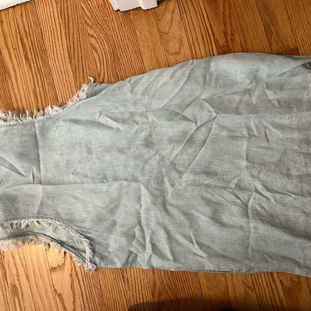 Show Me Your MuMu Vicki Shirt Dress Denim - Picture 9 of 10